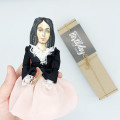 George Sand figurine, author Romantic Era - Bookworm gift 