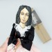 George Sand figurine, Bookworm gift! Collectible doll 