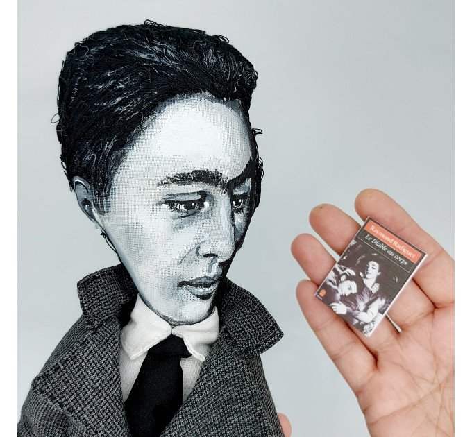Raymond Radiguet famous French novelist and poet, Collectible doll
