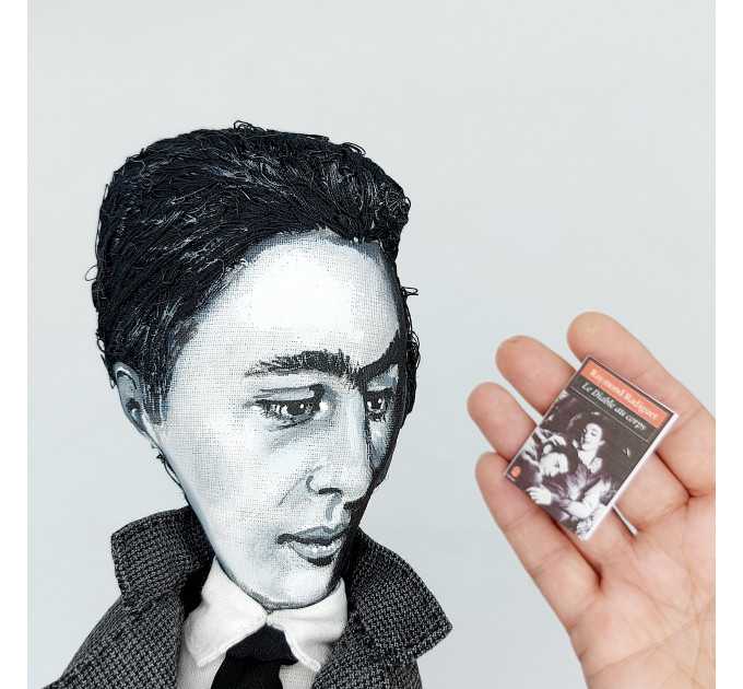 Raymond Radiguet famous French novelist and poet, Collectible doll