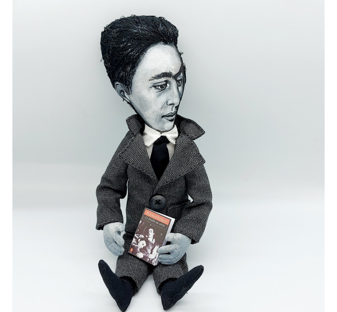 Raymond Radiguet famous French novelist and poet, Collectible doll