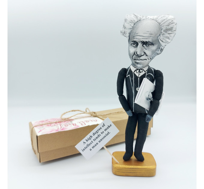 Arthur Schopenhauer German philosopher - Pessimist gift! Philosophy art