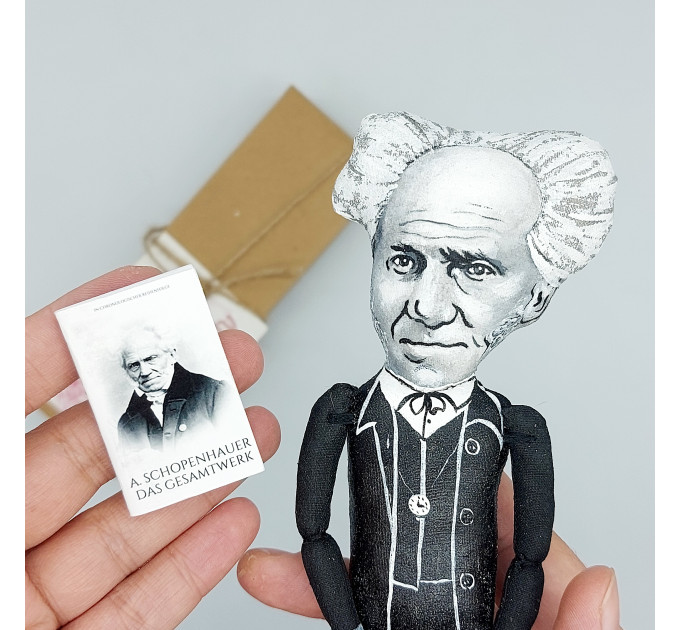 Arthur Schopenhauer German philosopher - Pessimist gift! Philosophy art