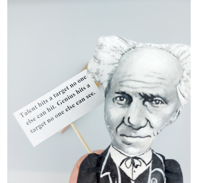Arthur Schopenhauer German philosopher - Pessimist gift! Philosophy art