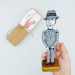 Leonard Cohen poet, novelist, singer figurine, Reader gifts!
