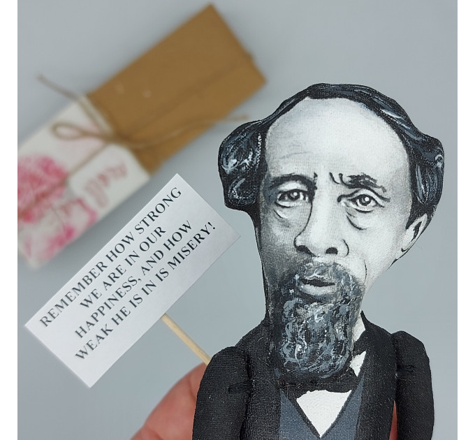 Charles Dickens Famous British author figure - Literary Gift!