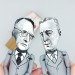Bill W. & Dr. Bob figurines, the founders of Alcoholics Anonymous - AA Founder’s Day gift!