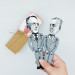 Bill W. & Dr. Bob figurines, the founders of Alcoholics Anonymous - AA Founder’s Day gift!