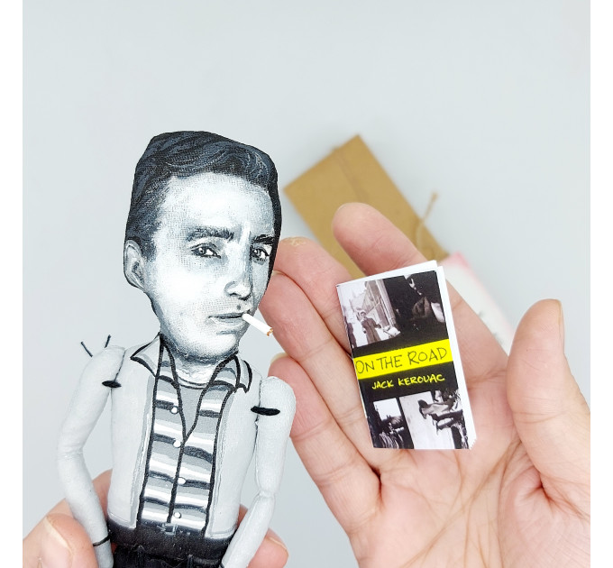 Jack Kerouac figurine, American novelist - Literary gift!