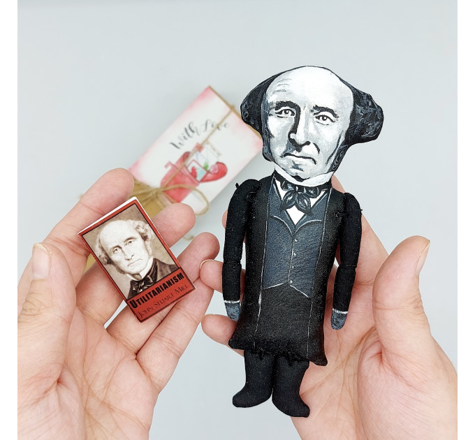 John Stuart Mill figure, British philosopher, political economist - Philosophy teacher gift!