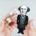 John Stuart Mill figure, British philosopher, political economist - Philosophy teacher gift!