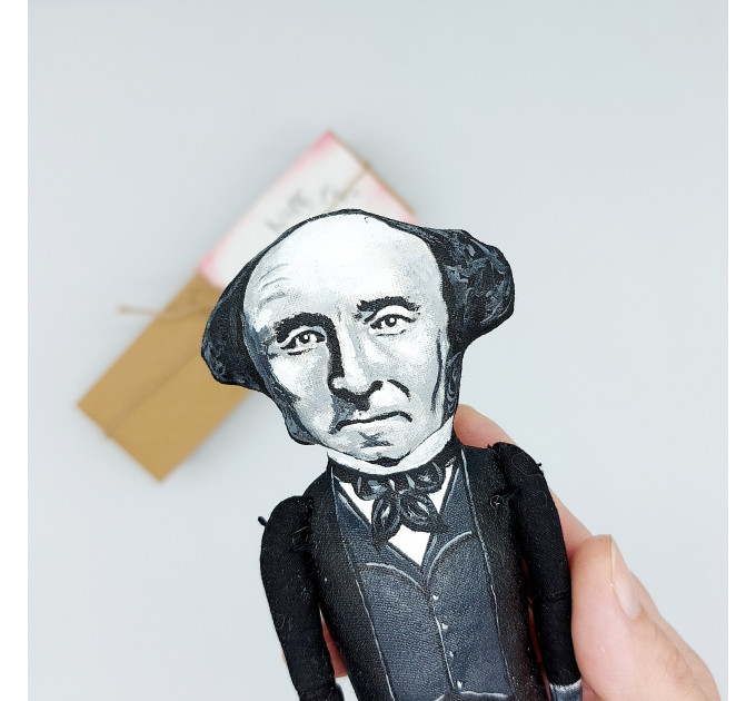 John Stuart Mill figure, British philosopher, political economist - Philosophy teacher gift!