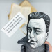 Albert Camus figurine, famous philosopher, author, journalist Nobel Prize - Book lover gift!