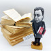 Albert Camus figurine, famous philosopher, author, journalist Nobel Prize - Book lover gift!