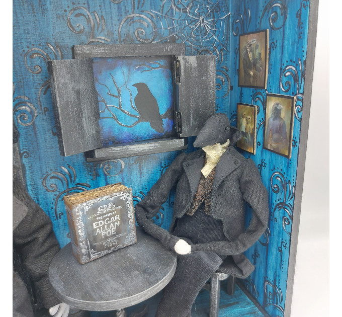 Edgar Allan Poe diorama