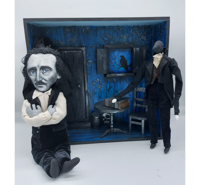 Edgar Allan Poe diorama