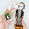 Georg Wilhelm Friedrich Hegel philosopher figure - Gift for idealist - Collectible handmade doll