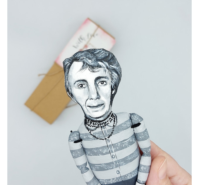 Anna Freud psychoanalyst figure, the founder of psychoanalytic child psychology - psychology office decor