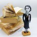 Virginia Woolf famous writer firurine - Bookworm gift - Collectible doll