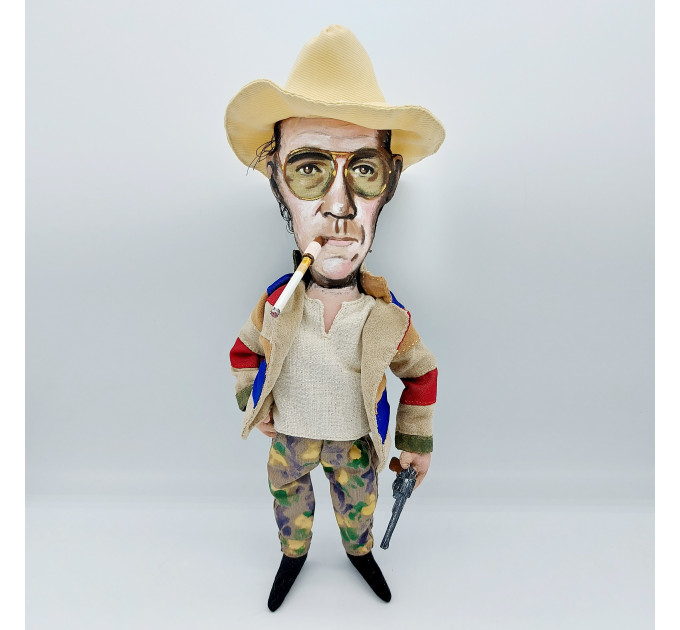 Hunter S Thompson doll, American journalist, author