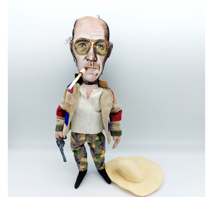 Hunter S Thompson doll, American journalist, author