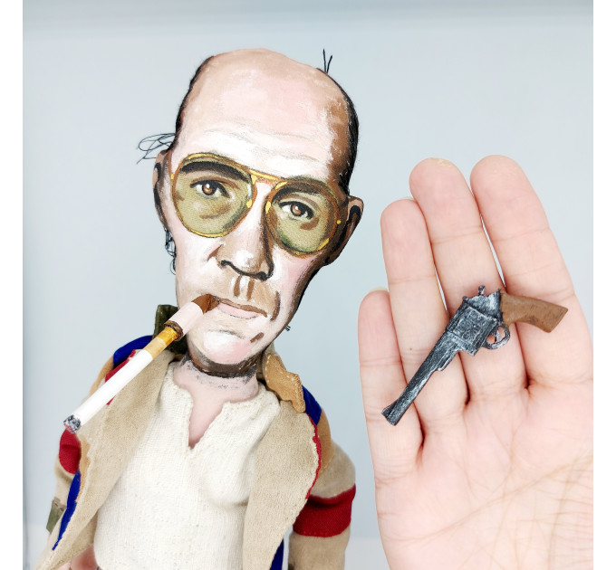 Hunter S Thompson doll, American journalist, author