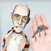 Hunter S Thompson doll, American journalist, author
