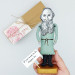 Leo Tolstoy figure, writer author War and Peace, Anna Karenina - Reader gift!