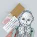 Leo Tolstoy figure, writer author War and Peace, Anna Karenina - Reader gift!