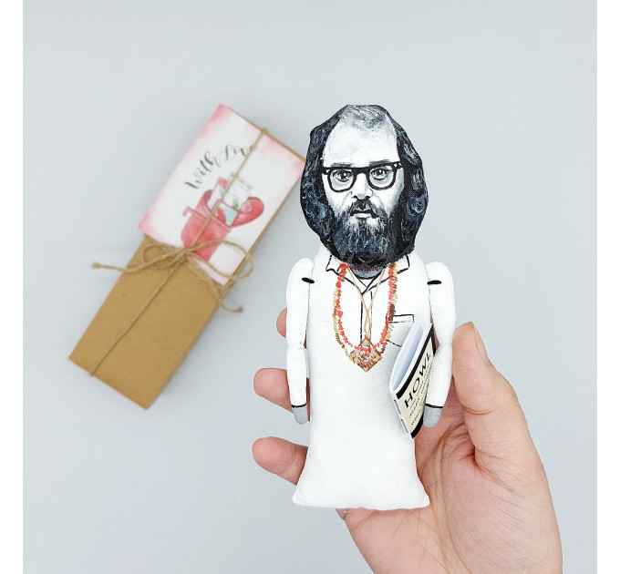 Allen Ginsberg American poet, writer, novelist figurine - Gift for novelist!