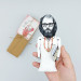 Allen Ginsberg American poet, writer, novelist figurine - Gift for novelist!