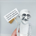 Mahatma Gandhi figure, Father of the Nation, indian activist - inspirational people!