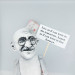 Mahatma Gandhi figure, Father of the Nation, indian activist - inspirational people!