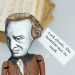 Immanuel Kant famous historical literary figure, German philosopher in the Age of Enlightenment