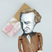 Immanuel Kant famous historical literary figure, German philosopher in the Age of Enlightenment