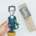 Johann Wolfgang von Goethe famous literary figurine, German poet, novelist - Librarian gift! 