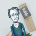 Johann Wolfgang von Goethe famous literary figurine, German poet, novelist - Librarian gift! 