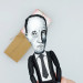 Marcel Duchamp famous painter Dada, sculptor figurine - Cubism fans! 
