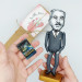 William Faulkner famous writer figurine - Literary gift!