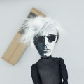 Andy Warhol famous American artist figurine, film director - Gift for Painter!