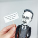 Friedrich Hayek Austrian economist and philosopher figurine - Philosophy gift!