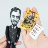 Stanley Kubrick famous American film director, Uniqe handmade figure