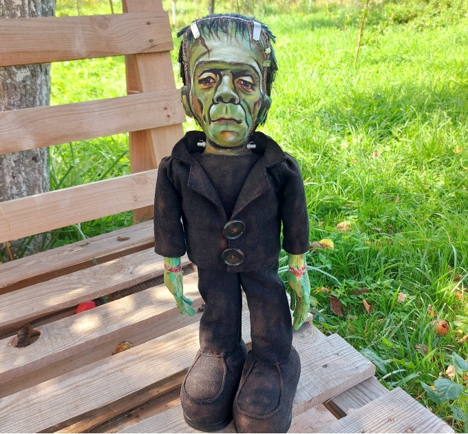 Frankenstein Horror Movie handmade doll