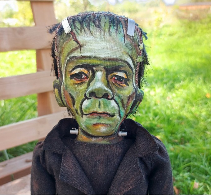 Frankenstein Horror Movie handmade doll