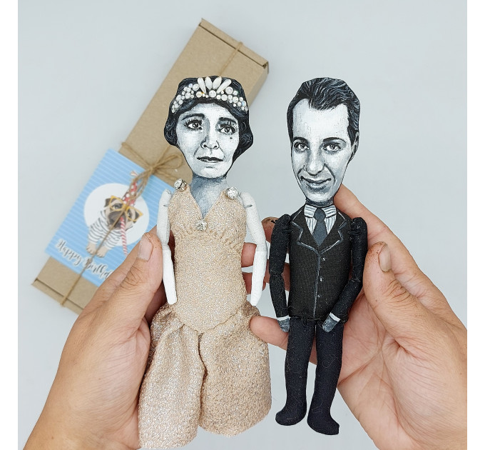 Custom figure 7 inches, Personalized Caricature figurine