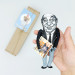 Custom figure 7 inches, Personalized Caricature figurine