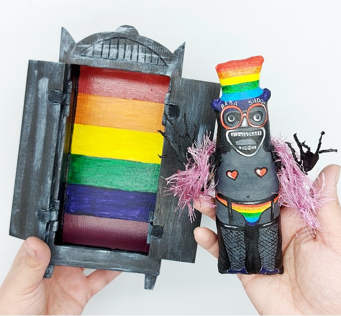 BaBaShook figure , LGBTQ meme doll