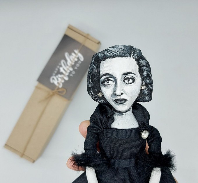 Bette Davis figure, movie All About Eve fans gift - Collectible doll