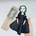 Bette Davis figure, movie All About Eve fans gift - Collectible doll