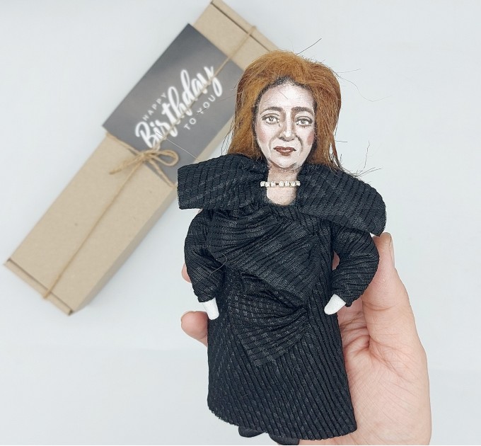 Zaha Hadid figurefigurine, famous architect, artist and designer Modern Architecture - Architects gift 